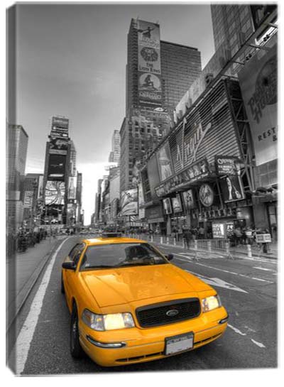 5D картина «Такси Нью-Йорка. Арт 3»