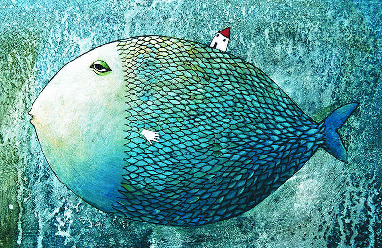 3D Ковер «Рыба из сновидений»
