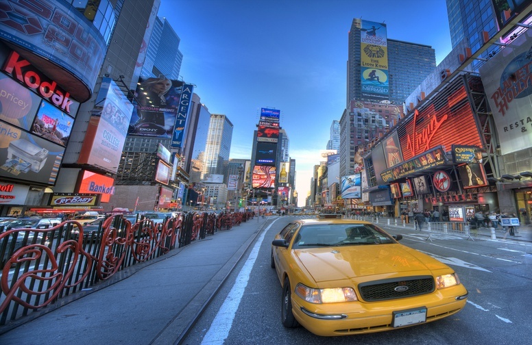 3D Ковер «Такси Нью-Йорк»