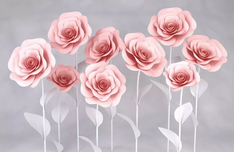 3D Ковер «Сказочные розы»