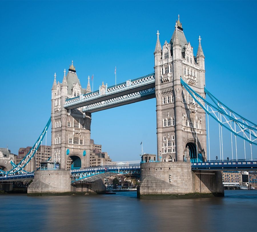 3D Фотообои Фотошторы «Мост через Темзу»