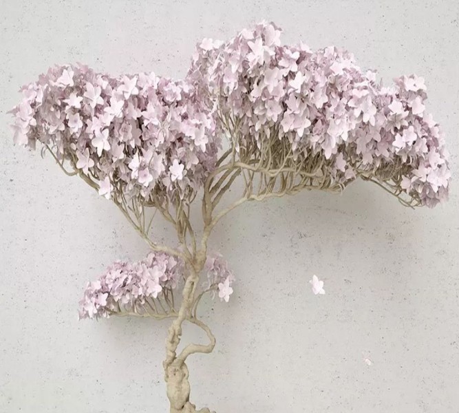 3D Фотообои Фотошторы «Чарующее дерево»