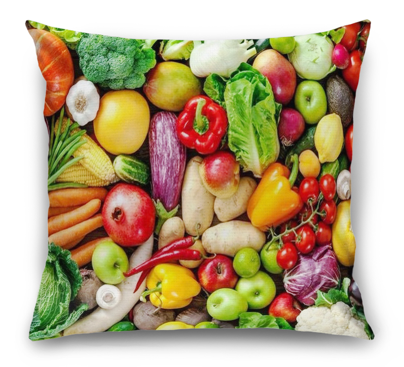 3D Подушка «Фруктово-овощное изобилие» вид 1