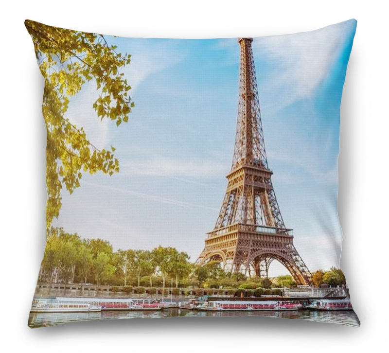 3D Подушка «Лето в Париже» вид 1