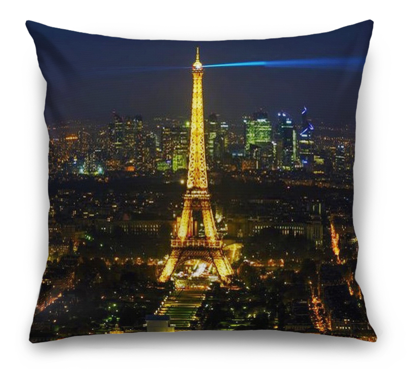 3D Подушка «Ночь в Париже» вид 1