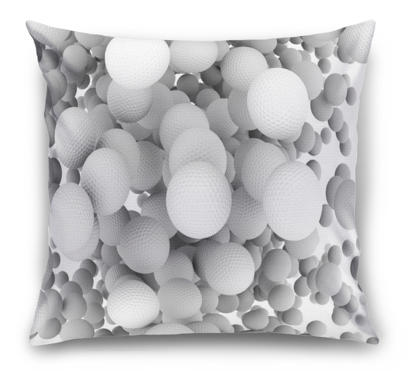 3D Подушка «Мячи для гольфа» вид 1