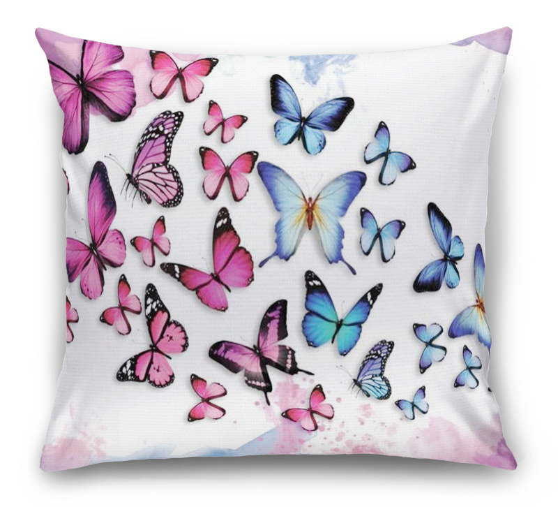 3D Подушка «Красочные бабочки» вид 7