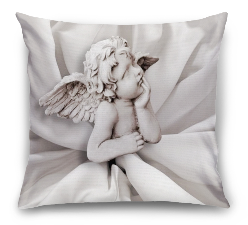 3D Подушка «Задумчивый ангелочек» вид 6