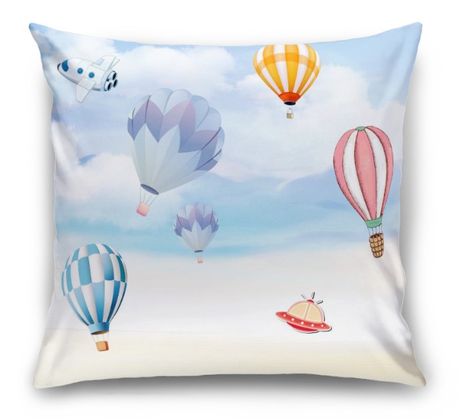 3D Подушка «Небесная фантазия с воздушными шарами» вид 6