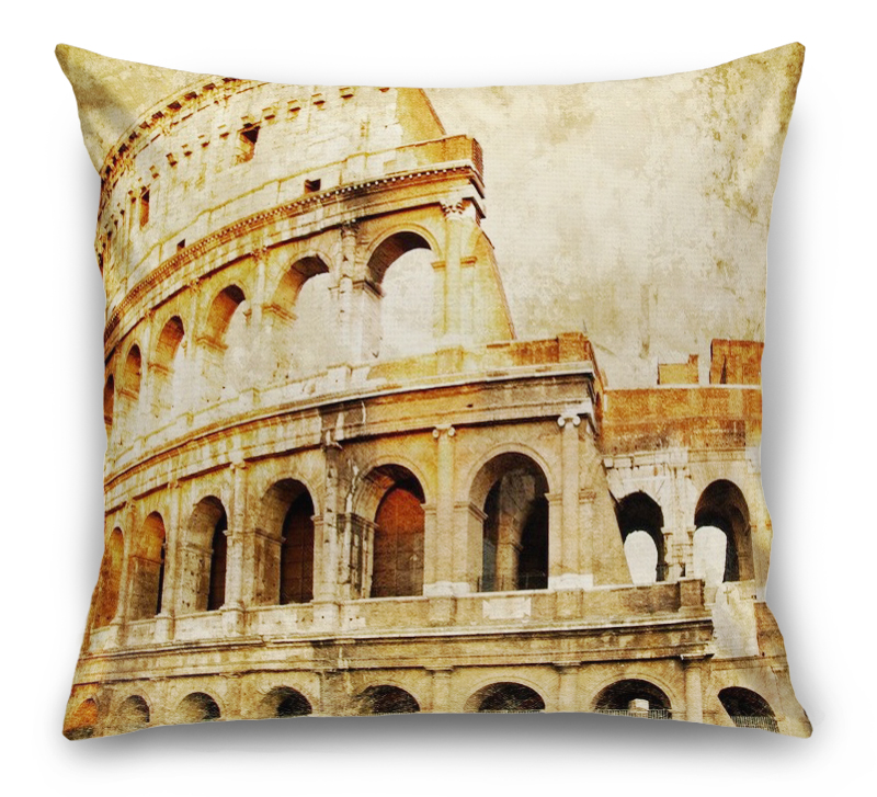 3D Подушка «Фреска Колизей»  вид 6