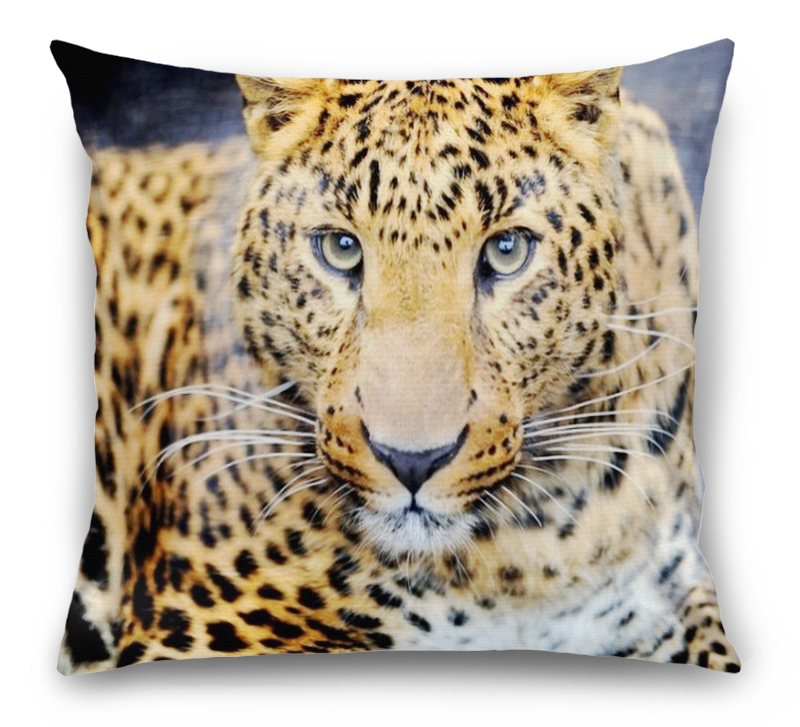 3D Подушка «Красивый леопард» вид 1