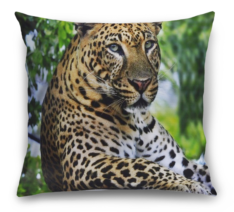 3D Подушка «Отдыхающий леопард» вид 6