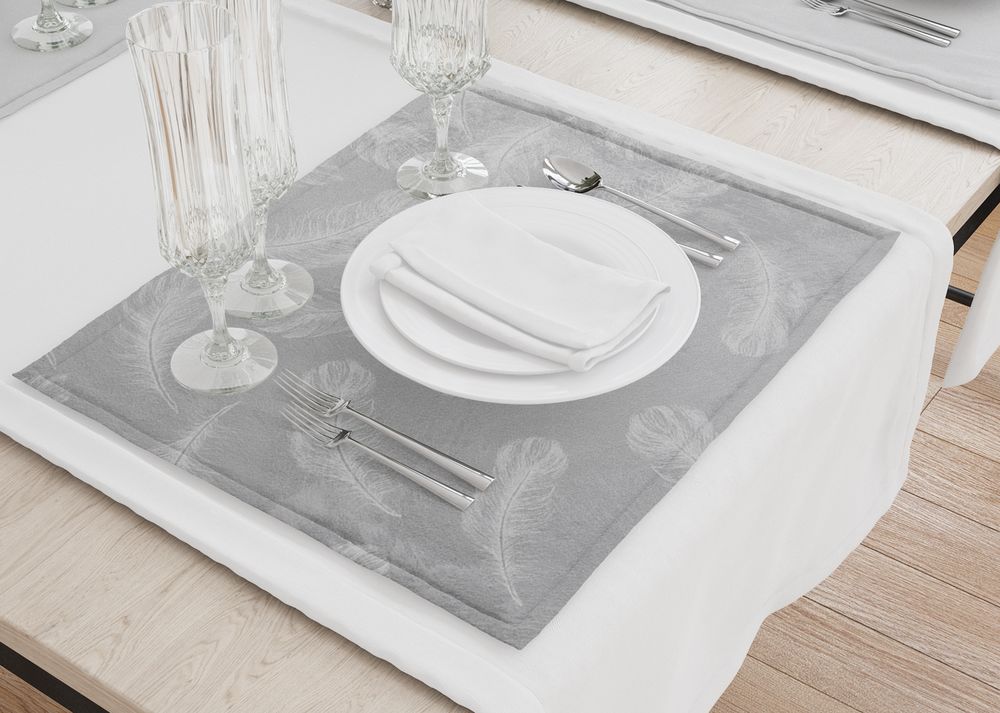 3D Фотообои Салфетки для сервировки стола «Парящая невесомость»