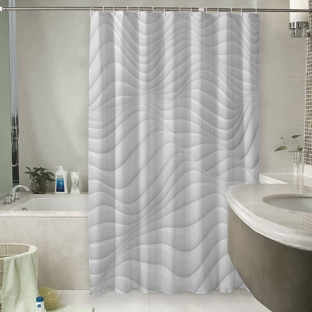 3D штора для ванны «Метель» вид 6