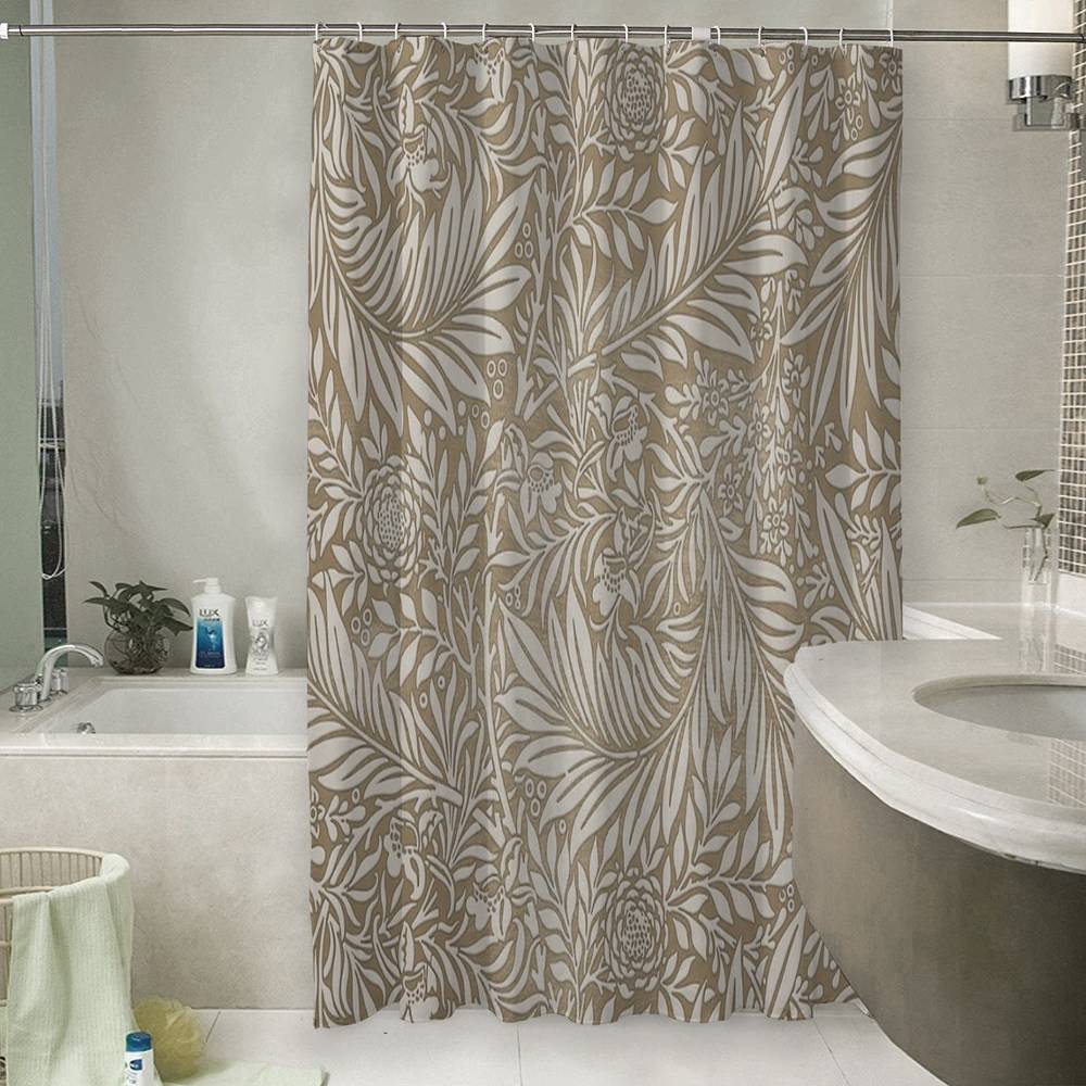 3D штора для ванны «Сдержанная красота» вид 6
