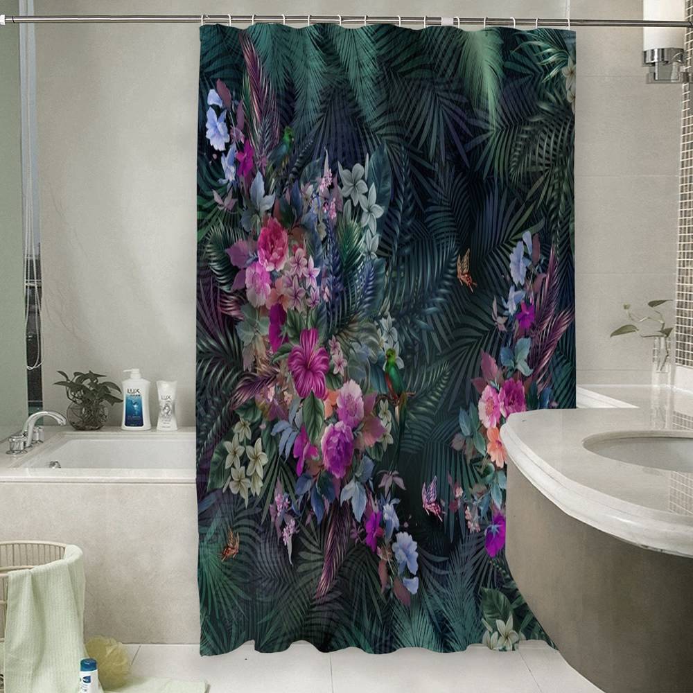 Занавеска для ванной «Тропическое великолепие» вид 6