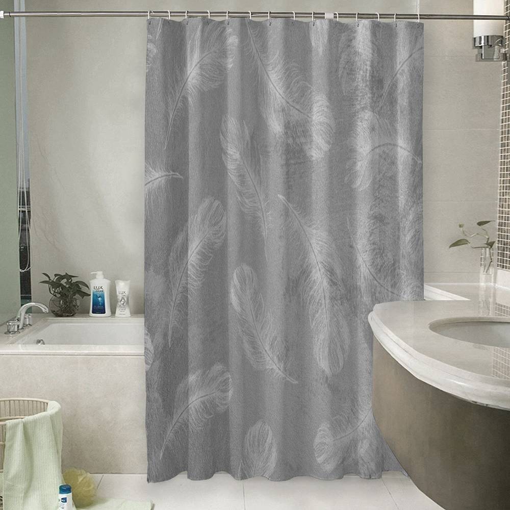 3D штора в ванную «Парящая невесомость» вид 6