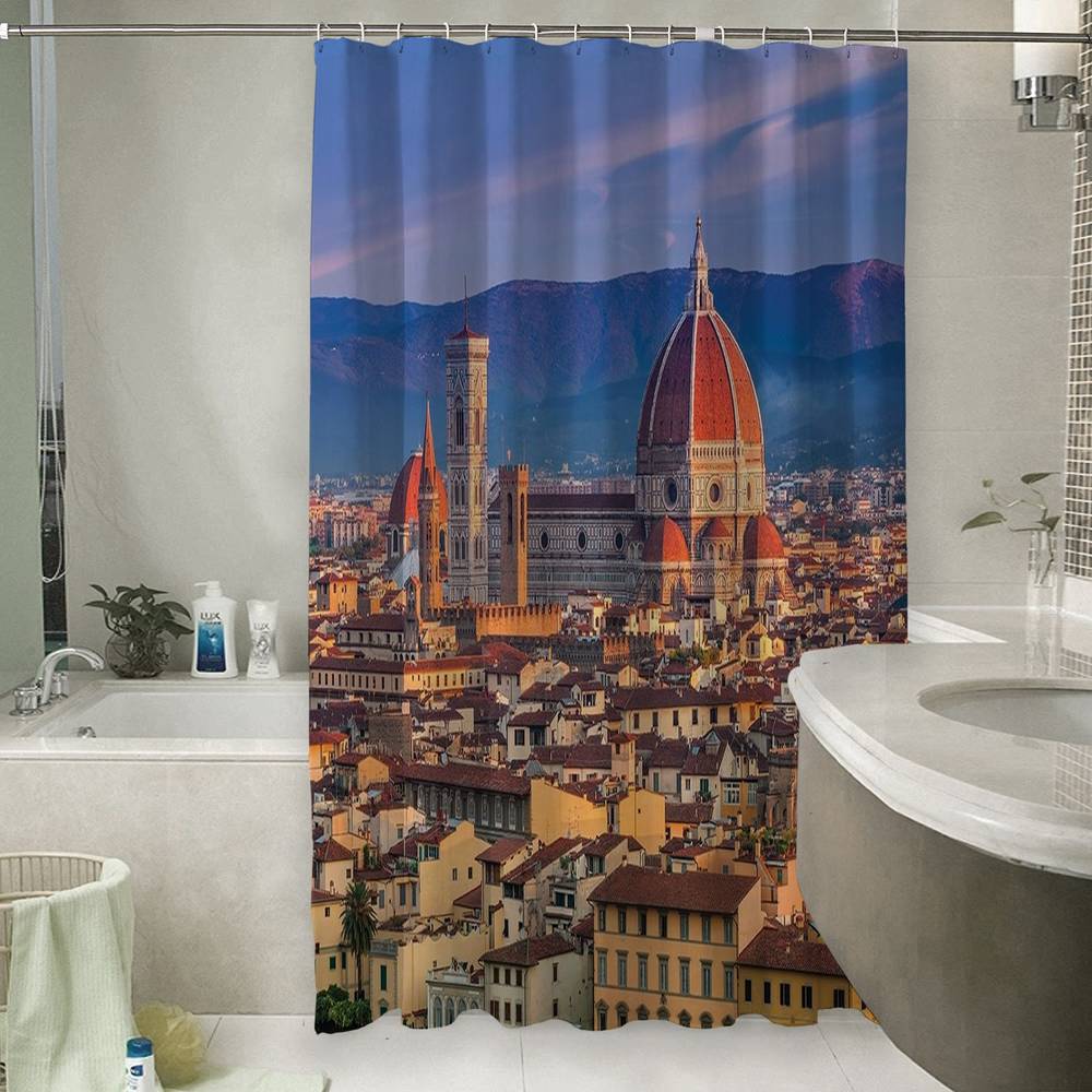 3D занавеска для ванны «Итальянский собор» вид 6