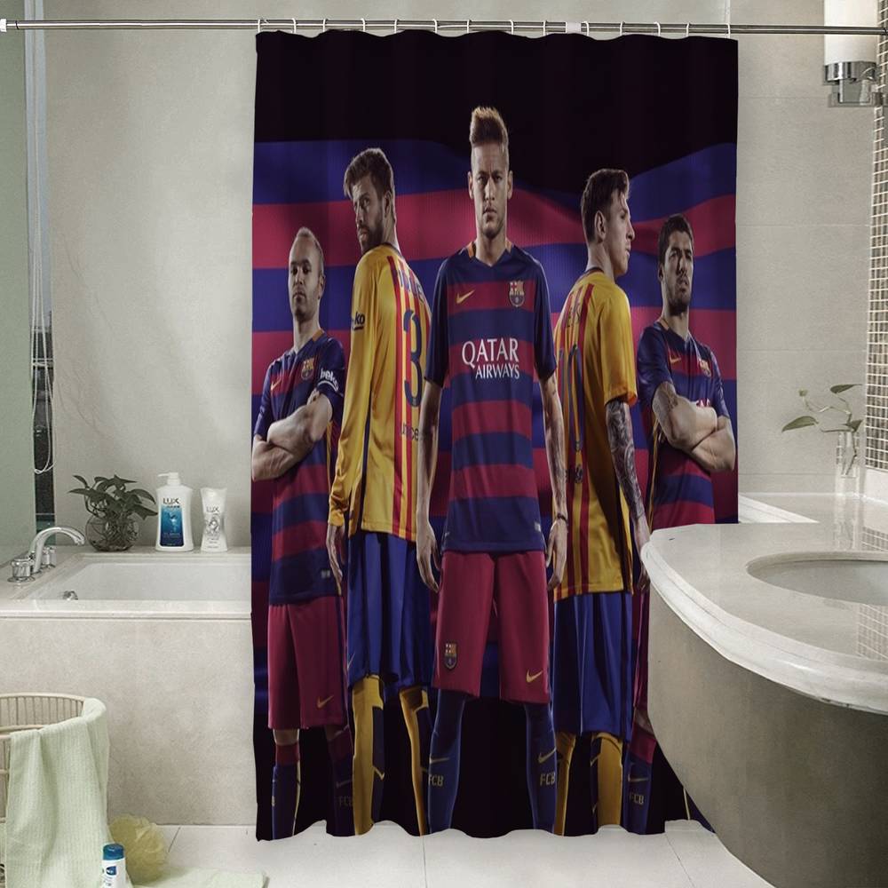 Занавеска для ванной «Барселона» вид 6