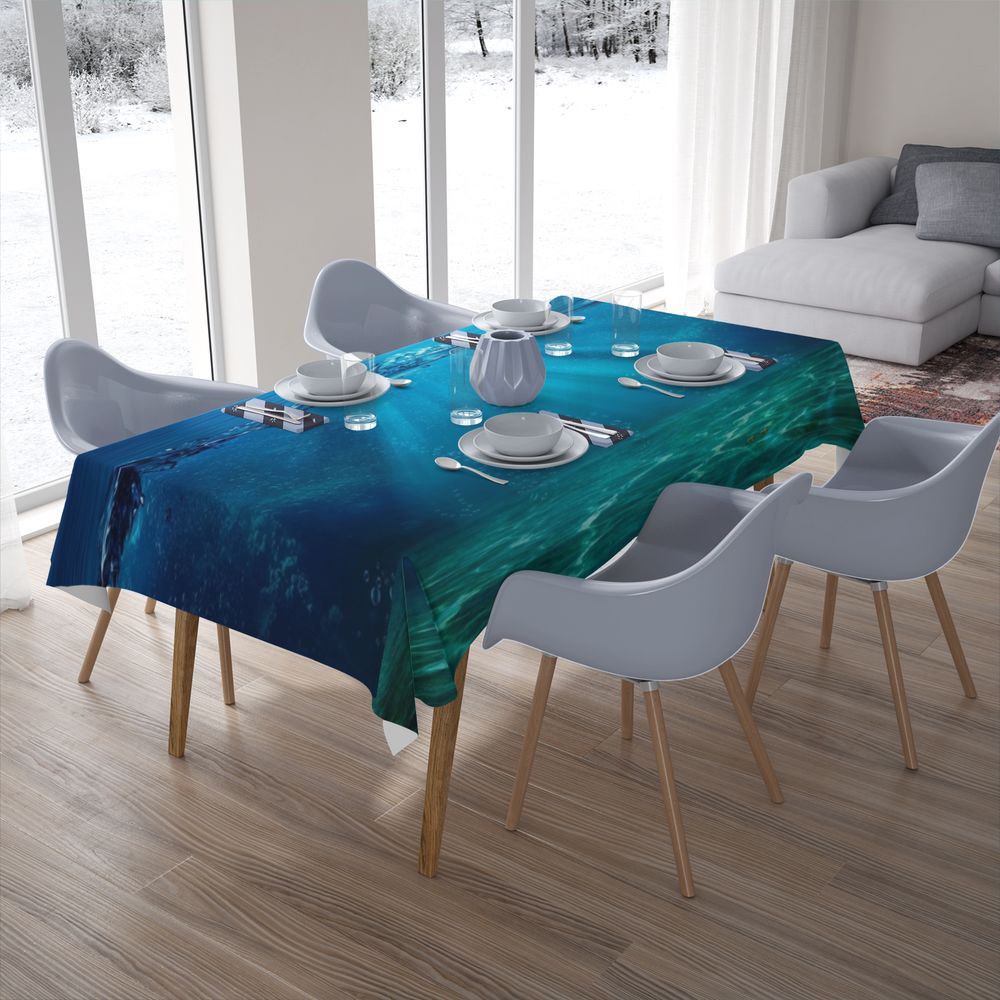 Текстильная скатерть на кухню «Морской пейзаж» вид 7