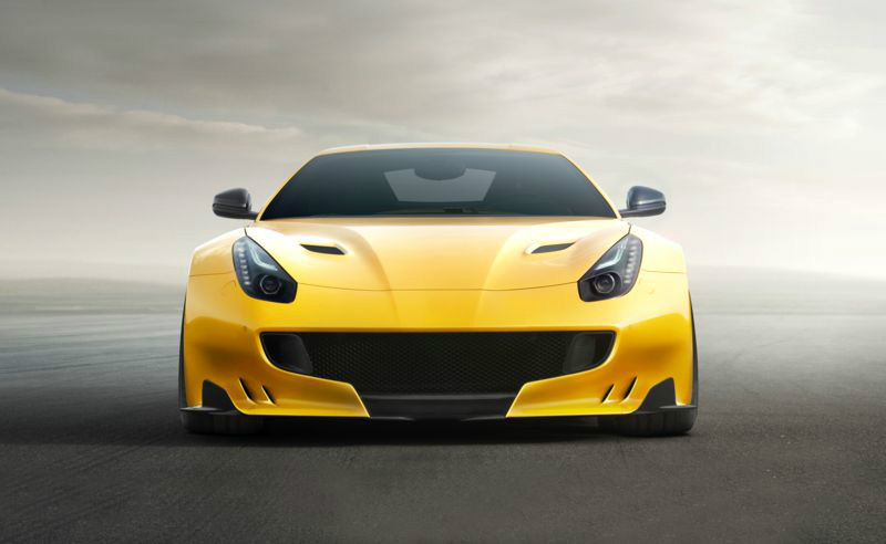 3D Фотообои 3D Фотообои «Желтый спортивный автомобиль»
