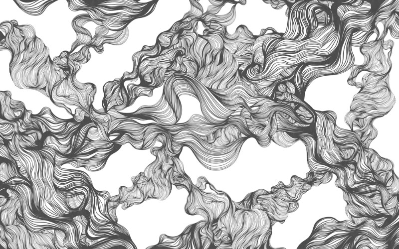 3D Фотообои 3D Фотообои «Черно-белый переплет из линий»