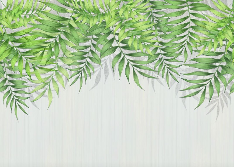 3D Фотообои 3D Фотообои «Занавес из сочной листвы»