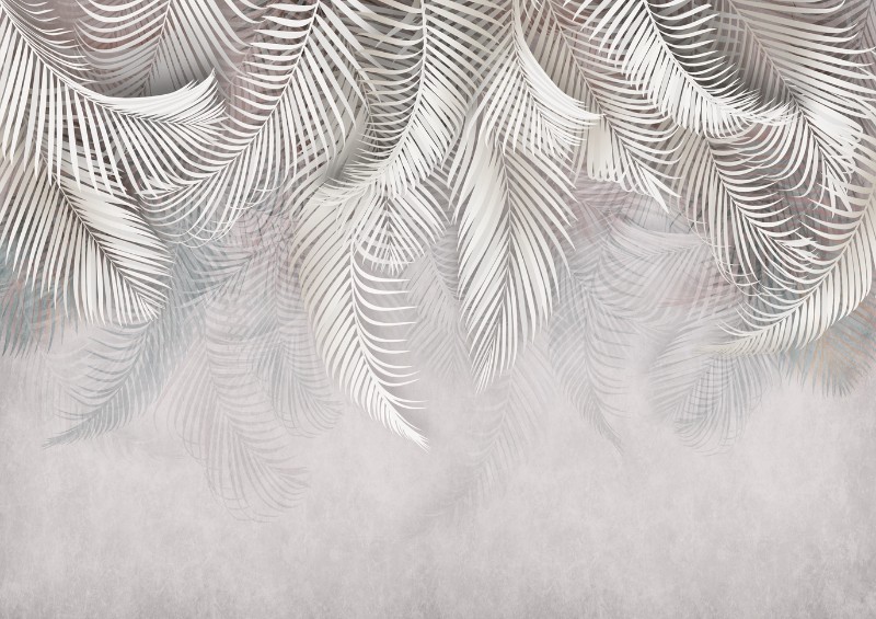 3D Фотообои 3D Фотообои «Роскошные пальмовые ветви»  