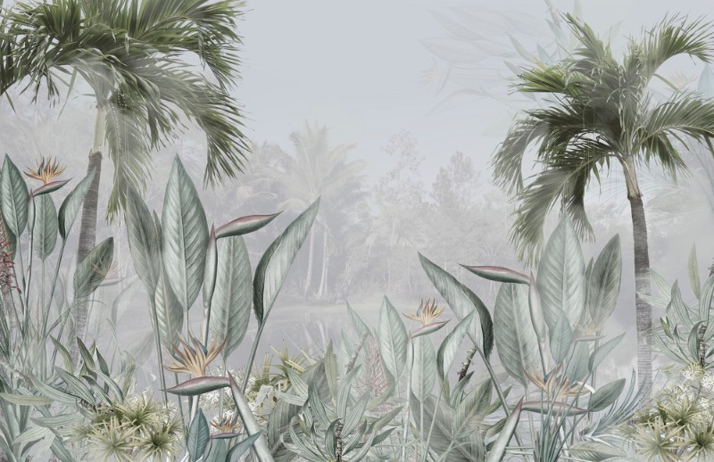 3D Фотообои 3D Фотообои «Пальмовый оазис»