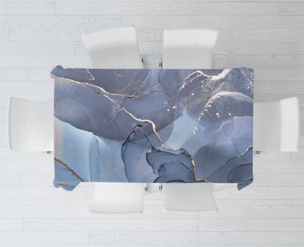 3D Скатерть «Каменный океан» вид 2