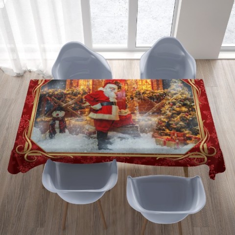 3D скатерть «Домик Санта Клауса» вид 2