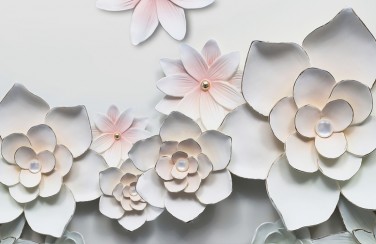 3D Ковер «Керамические цветы»  