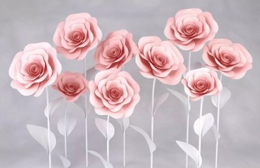 3D Ковер «Сказочные розы»