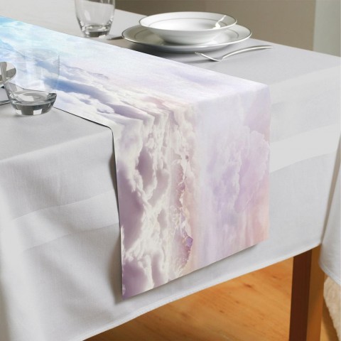 Дорожка для стола «Солнце над облаками» вид 4