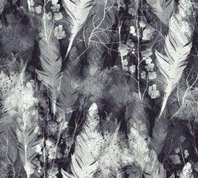Фотошторы «Мистическая композиция с перьями»