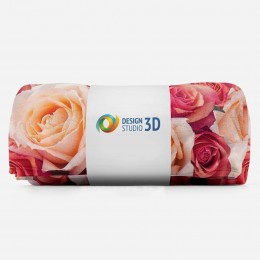 3D плед «Ассорти из роз»