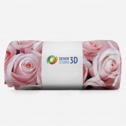 3D плед «Благоухающий букет нежных роз»