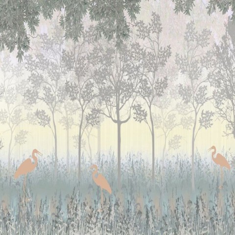 3D Плед «Туманный лес» вид 2