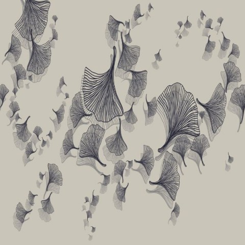 3D Плед «Круговорот из цветочных зонтиков на дымчатом фоне» вид 2