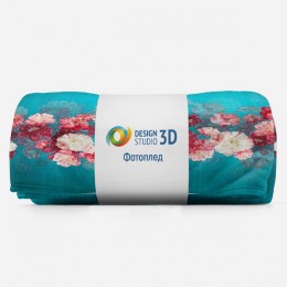 3D Плед «Цветочный мираж»
