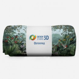 3D Плед «Субтропический пейзаж»