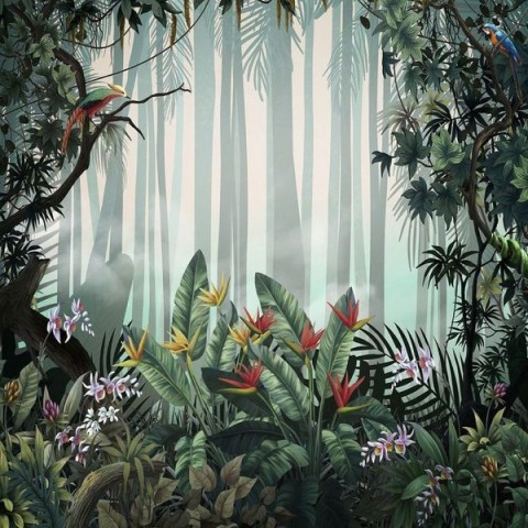 3D Плед «В глубине тропического леса» вид 2