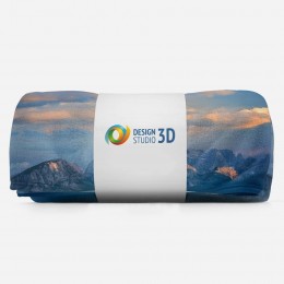 3D плед «Дорога ведущая к горам»
