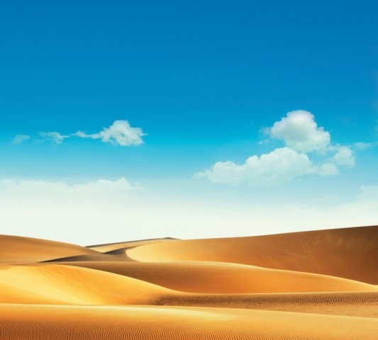 Плед велсофт «Пейзаж в пустыне» вид 2
