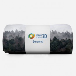 3D Плед «Задумчивый лес»