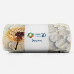 3D Плед «Солнечные одуванчики»