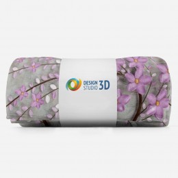3D плед «Весенняя сакура»