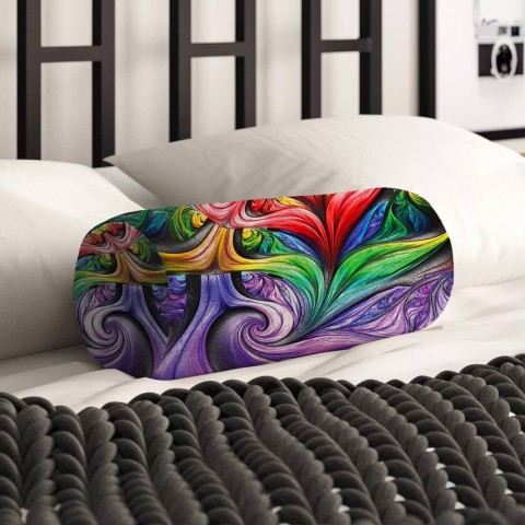 Декоративная подушка «Смешение красок» вид 2