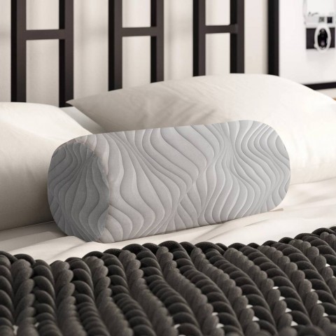 Интерьерная подушка для дивана «Волнистый фон» вид 2