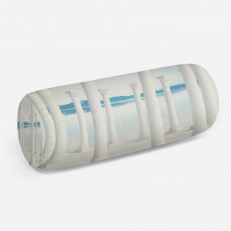 3D подушка-валик «Абстракция с колоннами»